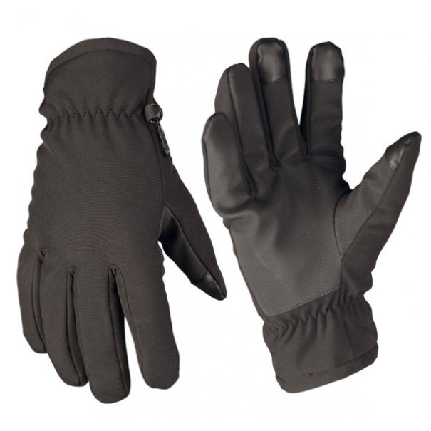 Black Gloves SOFTSHELL THINSULATE 